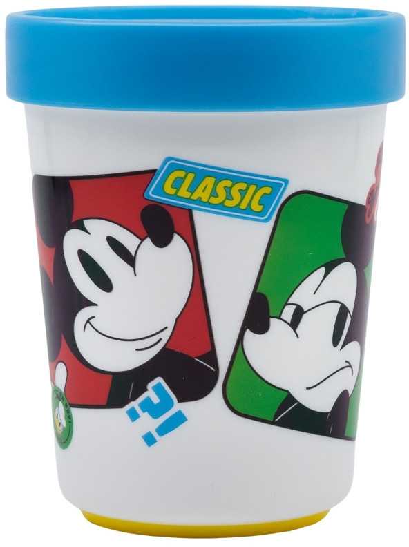Disney Mickey Fun-Tastic neslystantis mikroplastikinis puodelis 260 ml