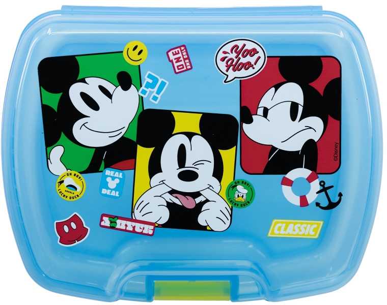 Disney Mickey Fun-Tastic Premium plastikinė sumuštinių dėžutė