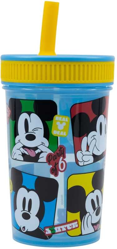 Disney Mickey Fun-Tastic silikoninis šiaudelis, 420 ml