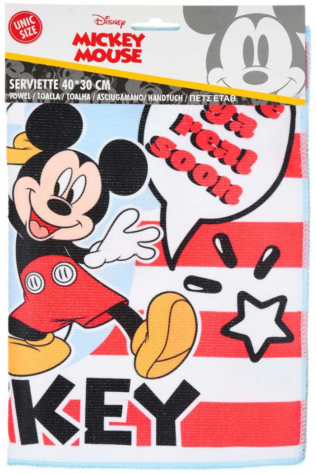 Disney Mickey Oh Boy rankšluostis, veido rankšluostis 40x30 cm