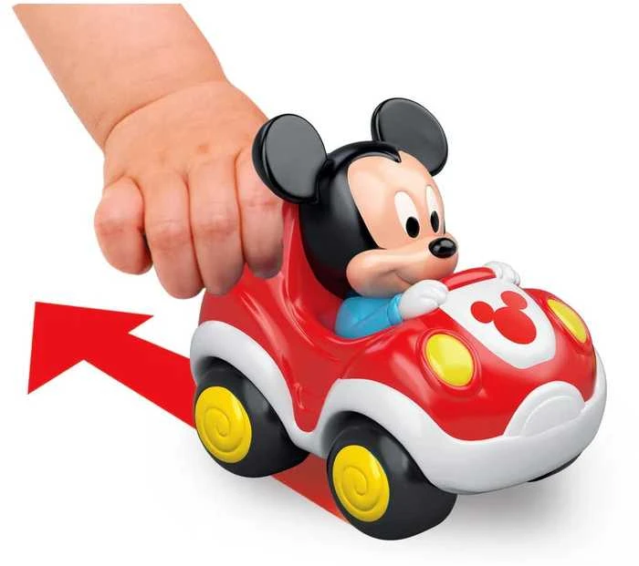 Disney Mickey Pull & Go mažas Clementoni automobilis