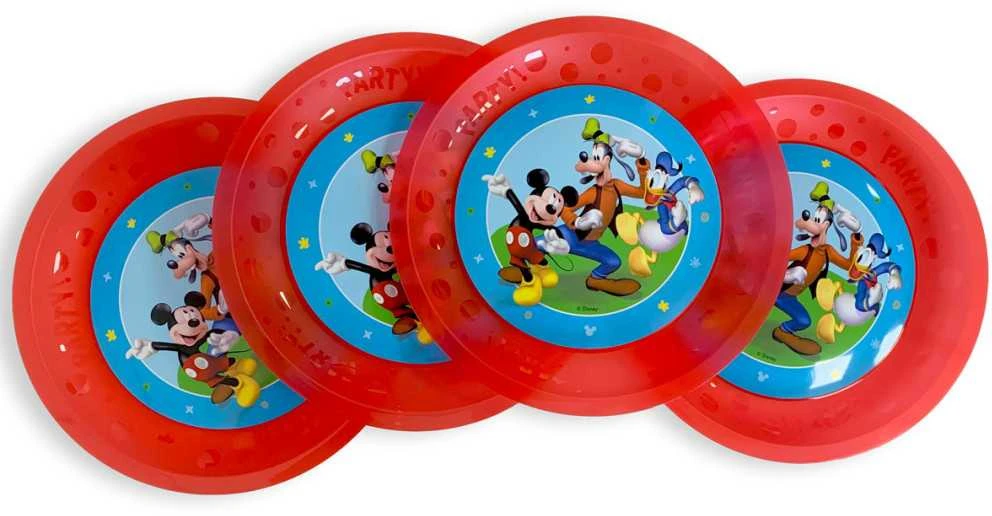 Disney Mickey "Disney" lėkščių rinkinys, 4 vnt., 21 cm