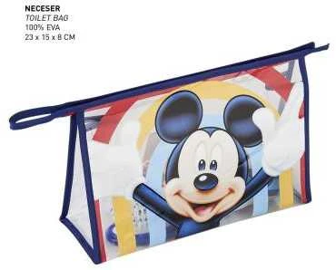 Kelioninis Vaikų tualeto reikmenų rinkinys kelionei Mickey Mouse Mėlyna (23 x 16 x 7 cm) (4 pcs)
