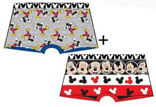 Disney Mickey vaikiški bokseršortai, 2 vnt. pakuotėje, 4/5 metai