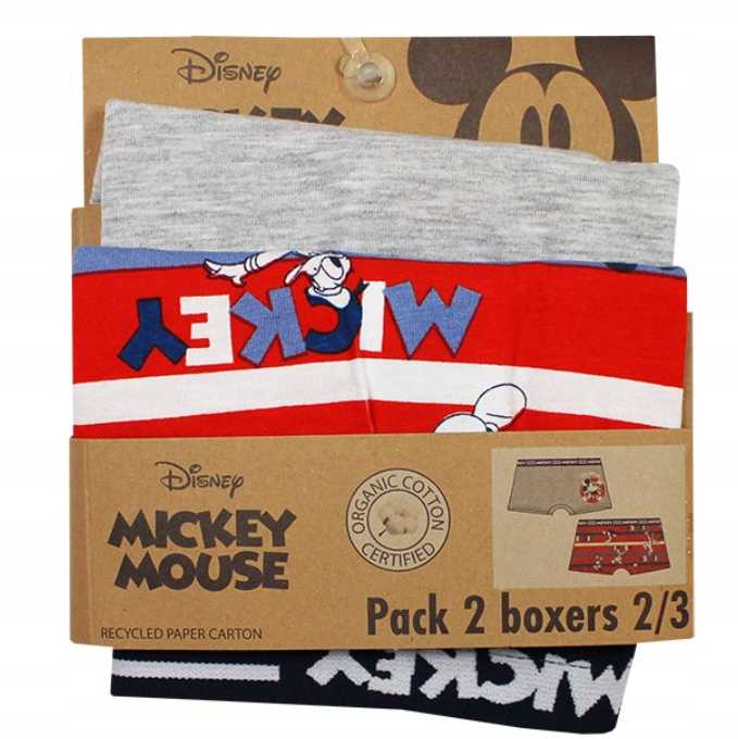 Disney Mickey vaikiški bokseršortai, 2 vnt./pakuotė, 2/3 metai