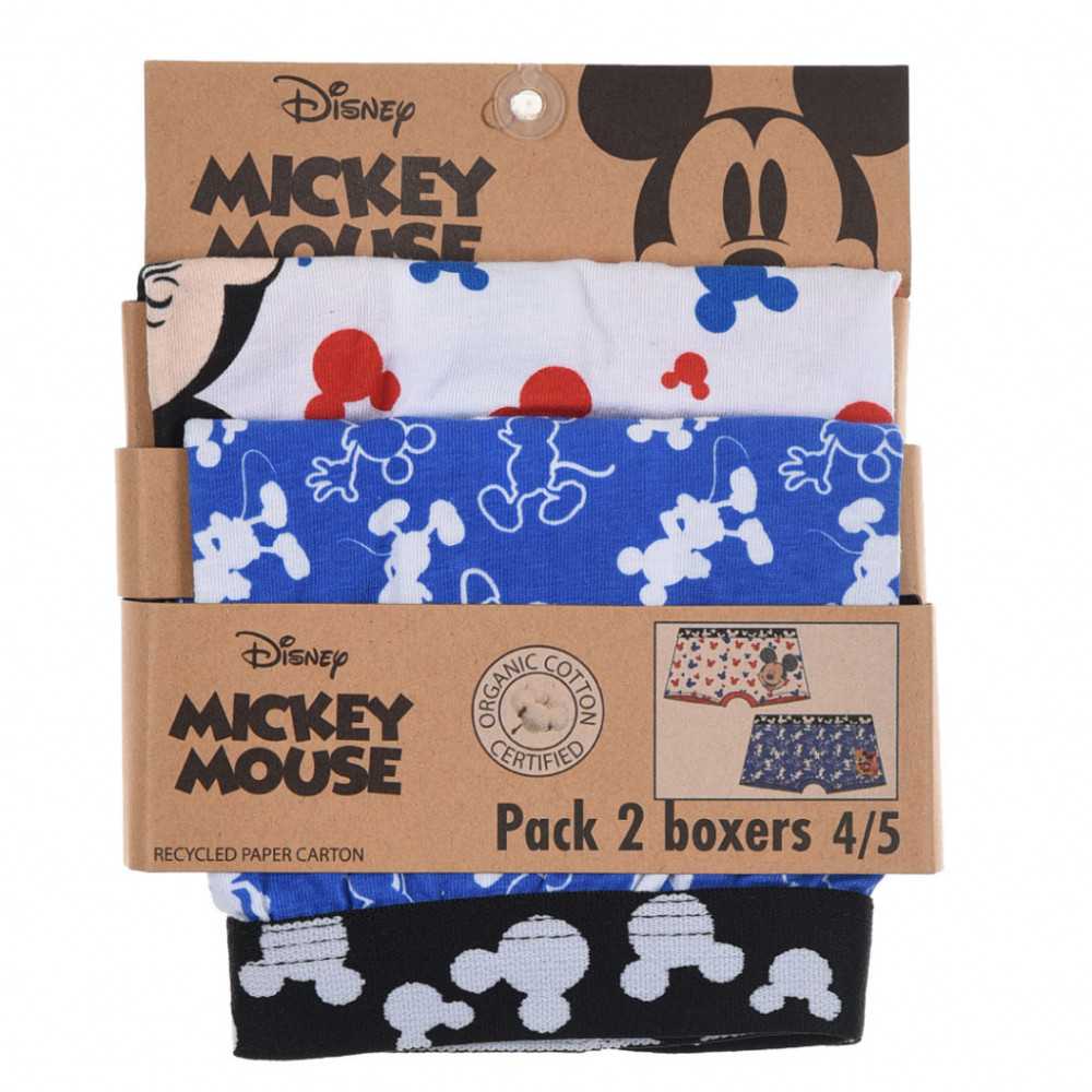 „Disney Mickey“ vaikiškos bokseriai, 2 vnt. pakuotėje, 2/3 metai