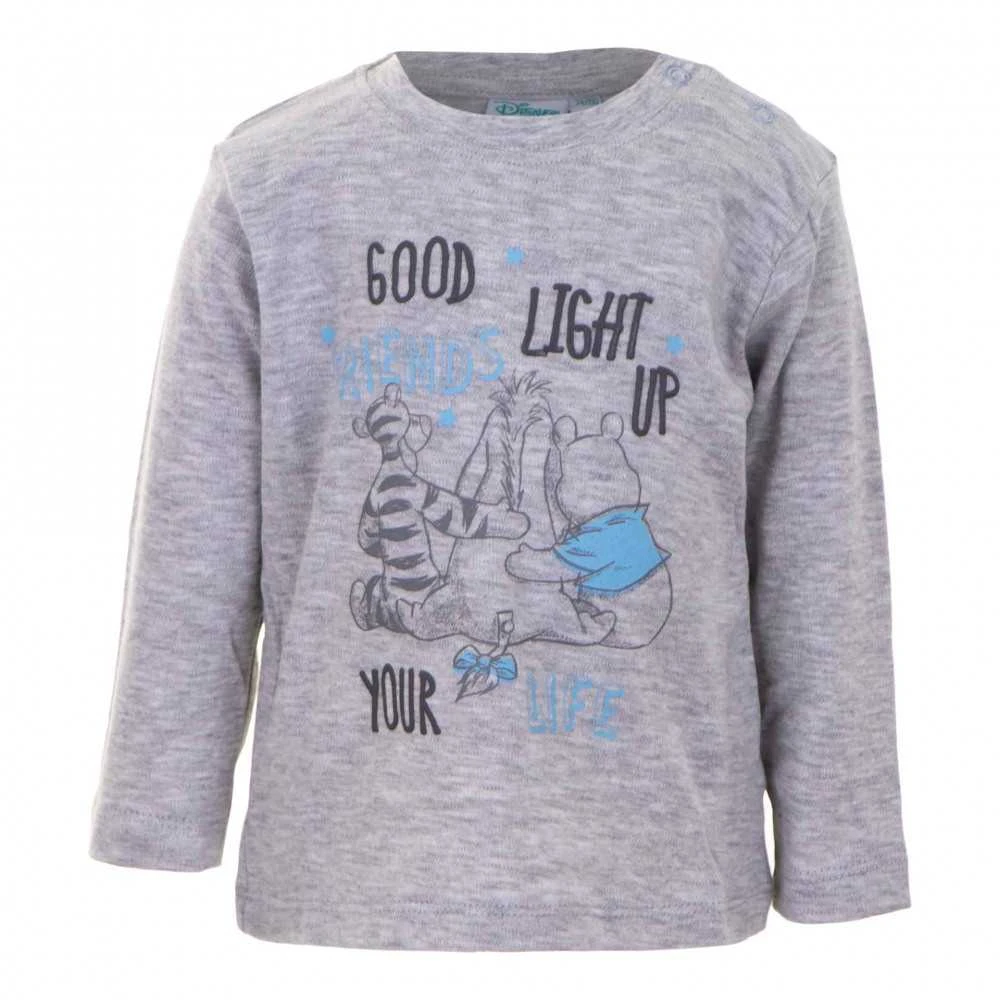 Disney Mikės Pūkuotuko kūdikiams skirti marškinėliai, 2 vnt. viršutinių dalių komplektas, 68/74 cm