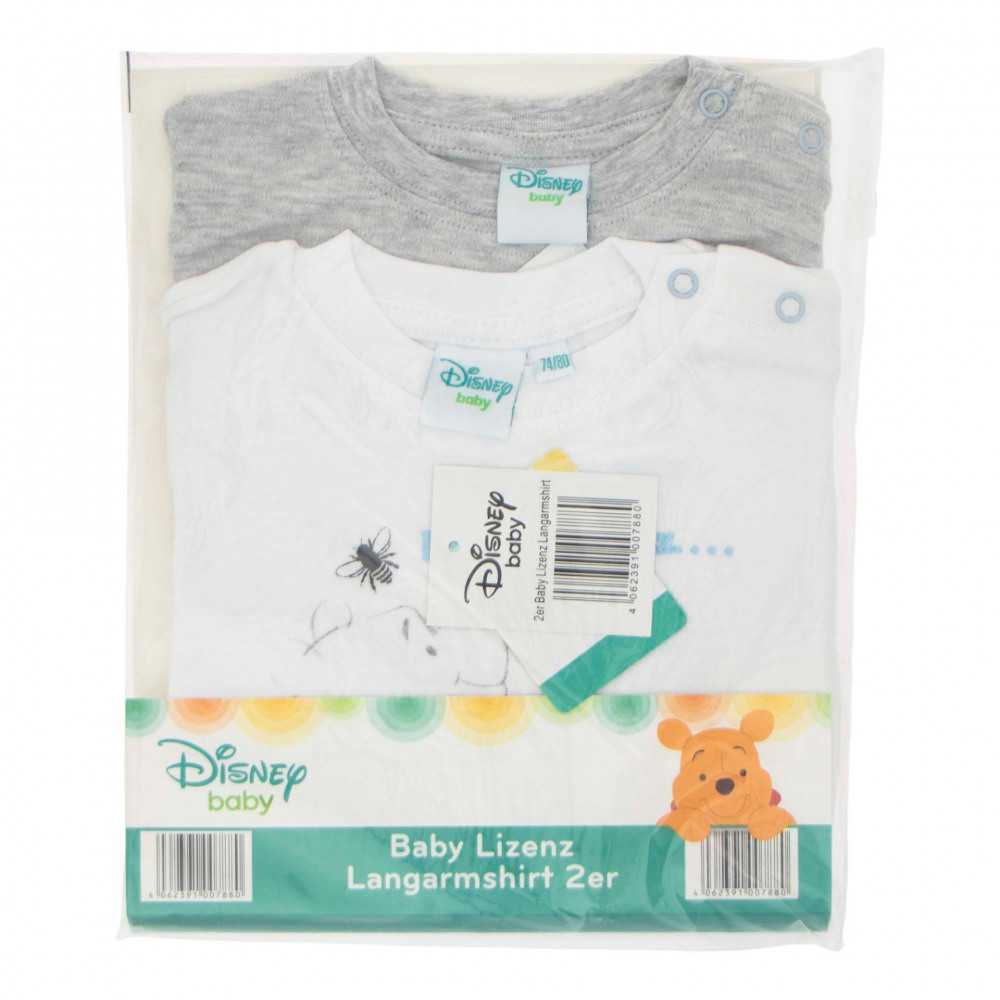 Disney Mikės Pūkuotuko kūdikio marškinėliai, 2 dalys, 62/68 cm