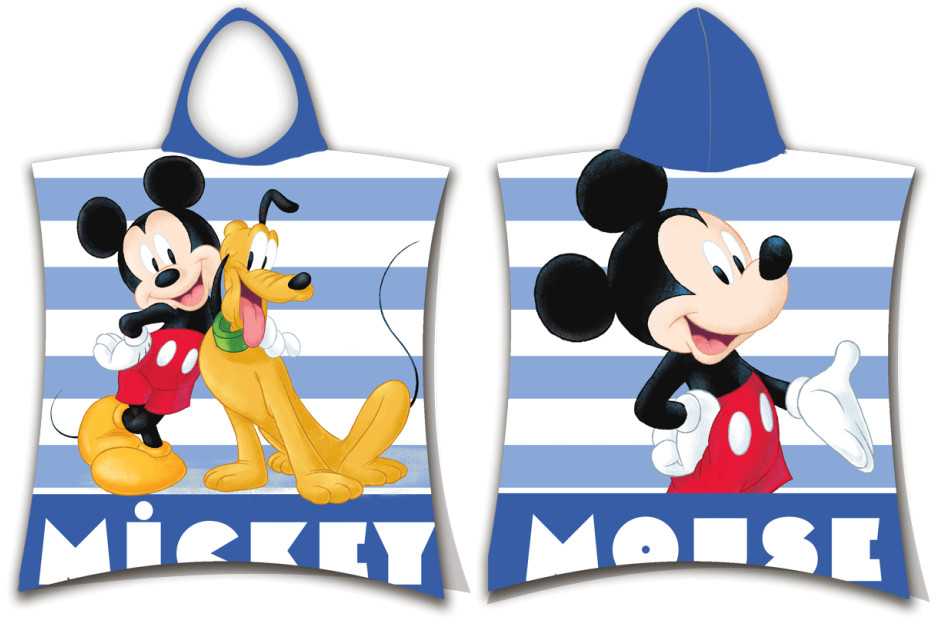 Mickey "Stripe" Vaikiškas rankšluostis-pončas, 50x115 cm