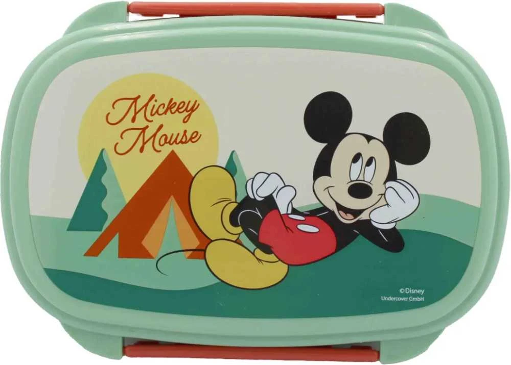 Disney Mikio gamtos sumuštinių dėžutė + stalo įrankių rinkinys