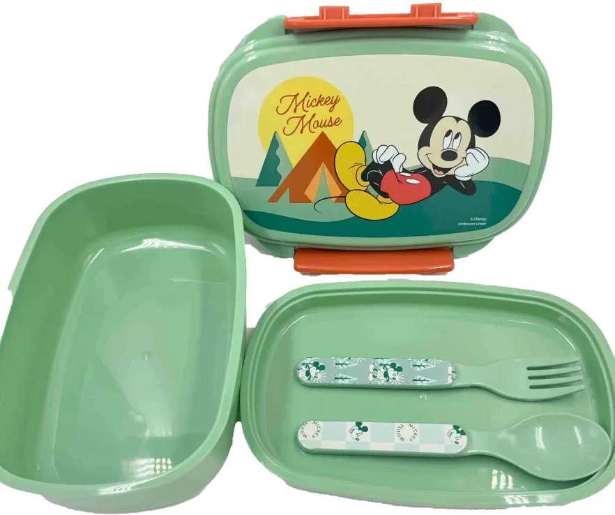 Disney Mikio gamtos sumuštinių dėžutė + stalo įrankių rinkinys