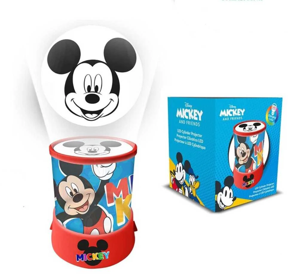 Kids Euroswan Hiszpania Mickey Mouse LED projektorius
