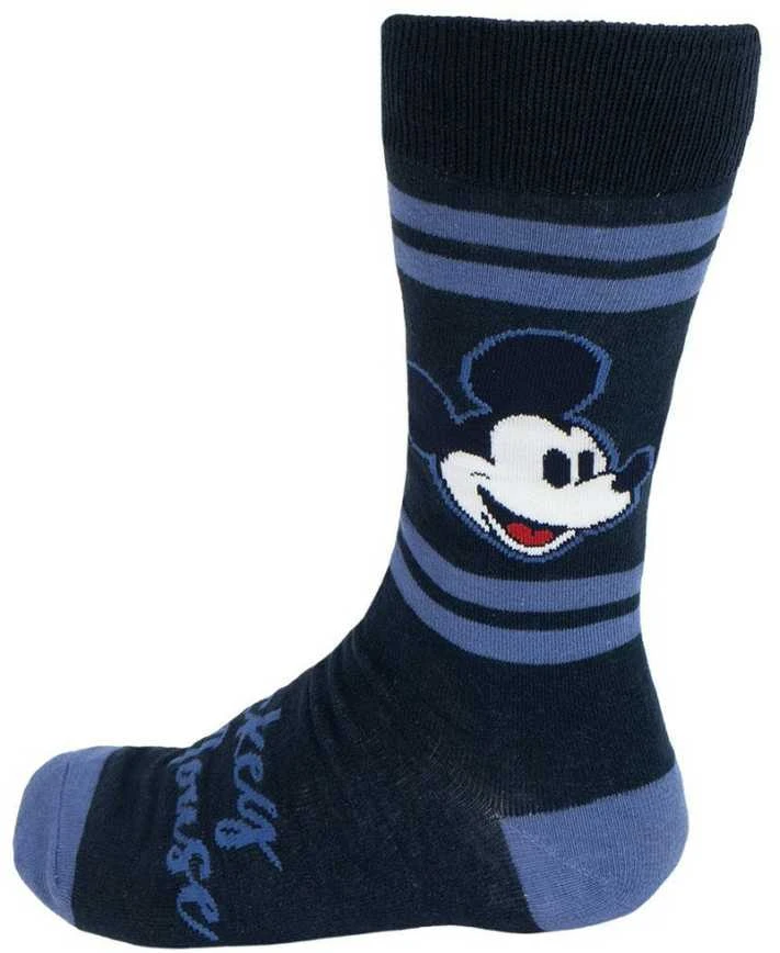 Disney Mikio mėlynos vyriškos ilgos kojinės 38/45
