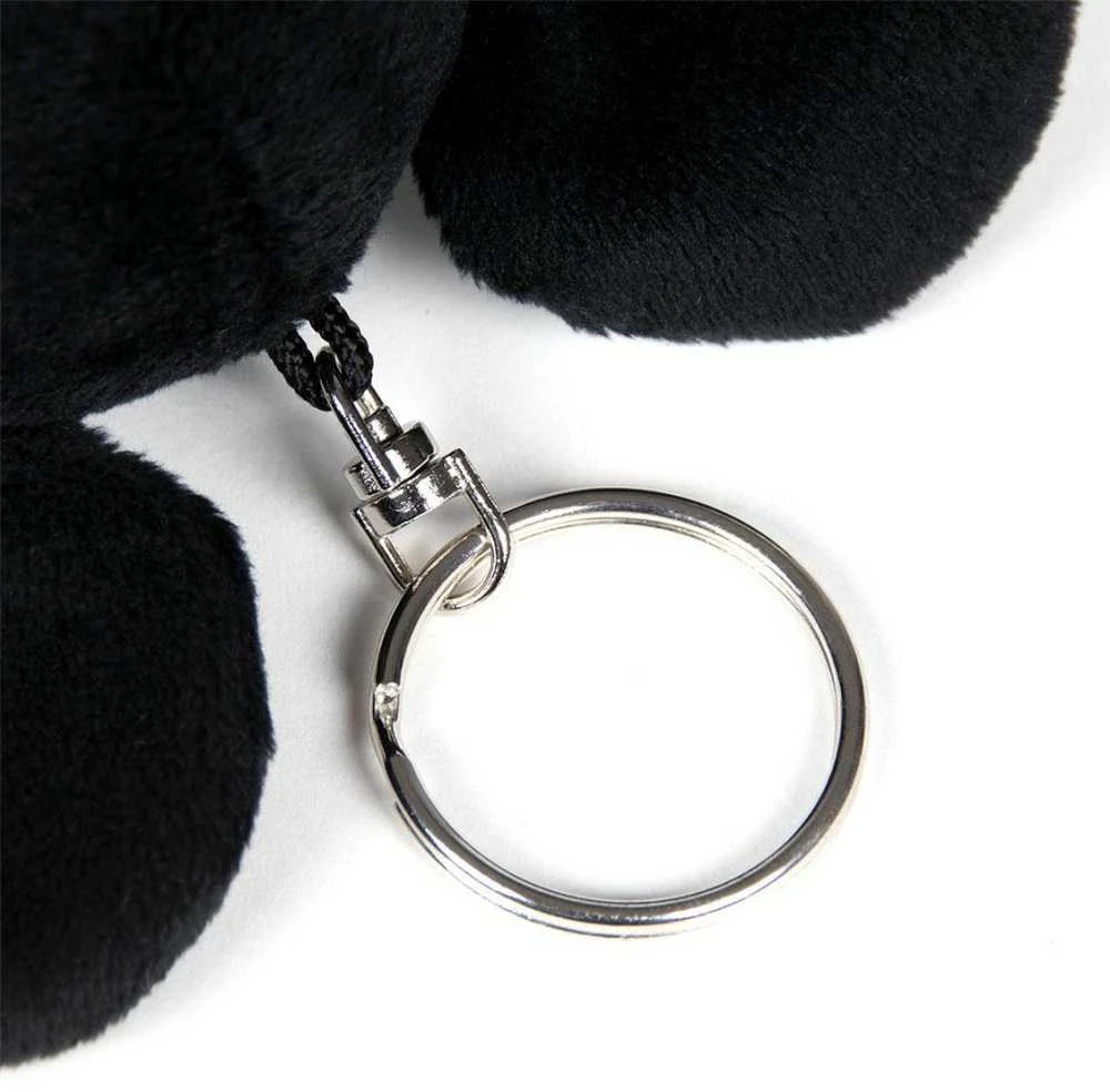 Mielas žaislas - raktų pakabukas Mickey Mouse Juoda