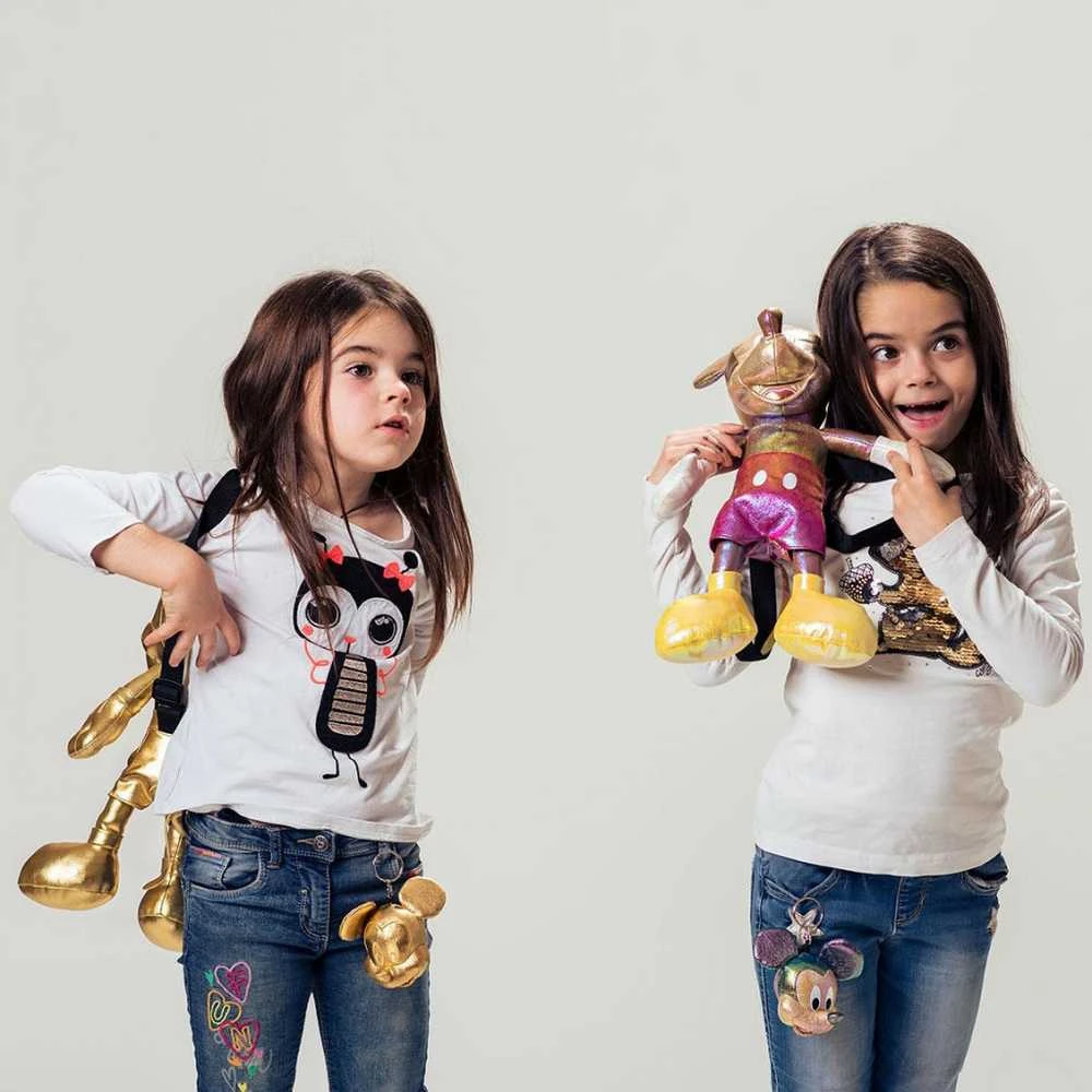 Mielas žaislas - raktų pakabukas Mickey Mouse Juoda