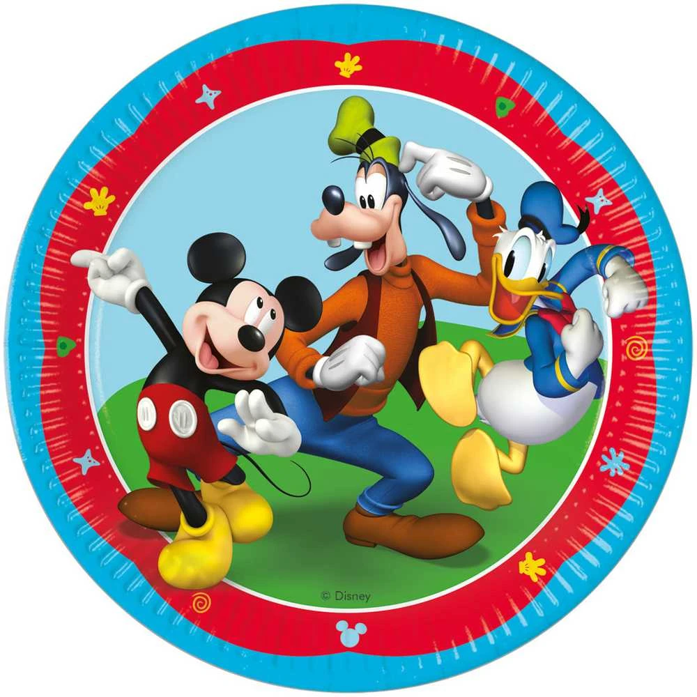 GoDan Popierinės lėkštės Mickey 23cm 8vnt