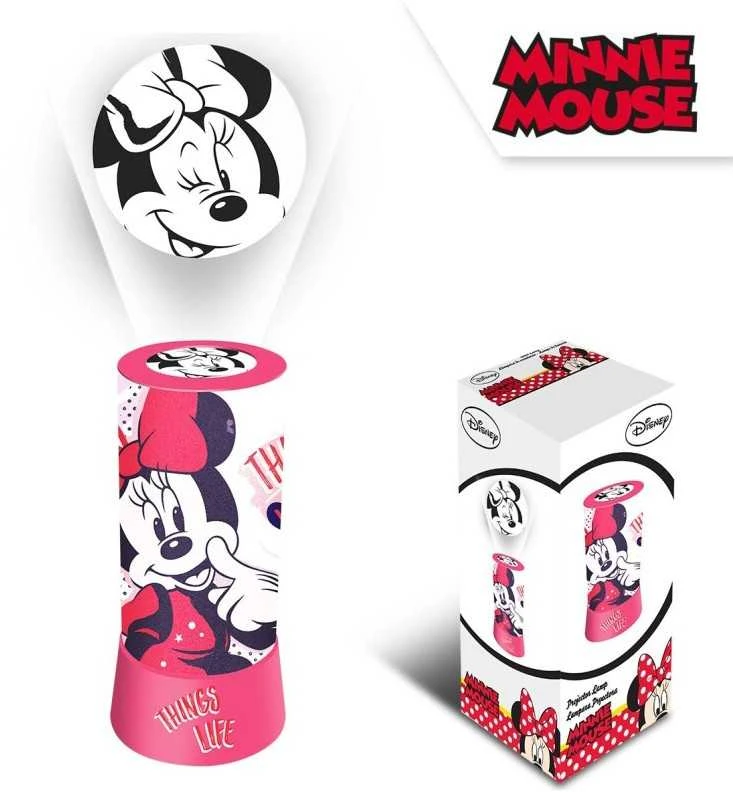 Disney Minnie 2 viename projektorius, lempa, naktinė lemputė
