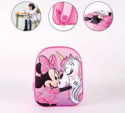 Disney Minnie 3D kuprinė, krepšys 31 cm