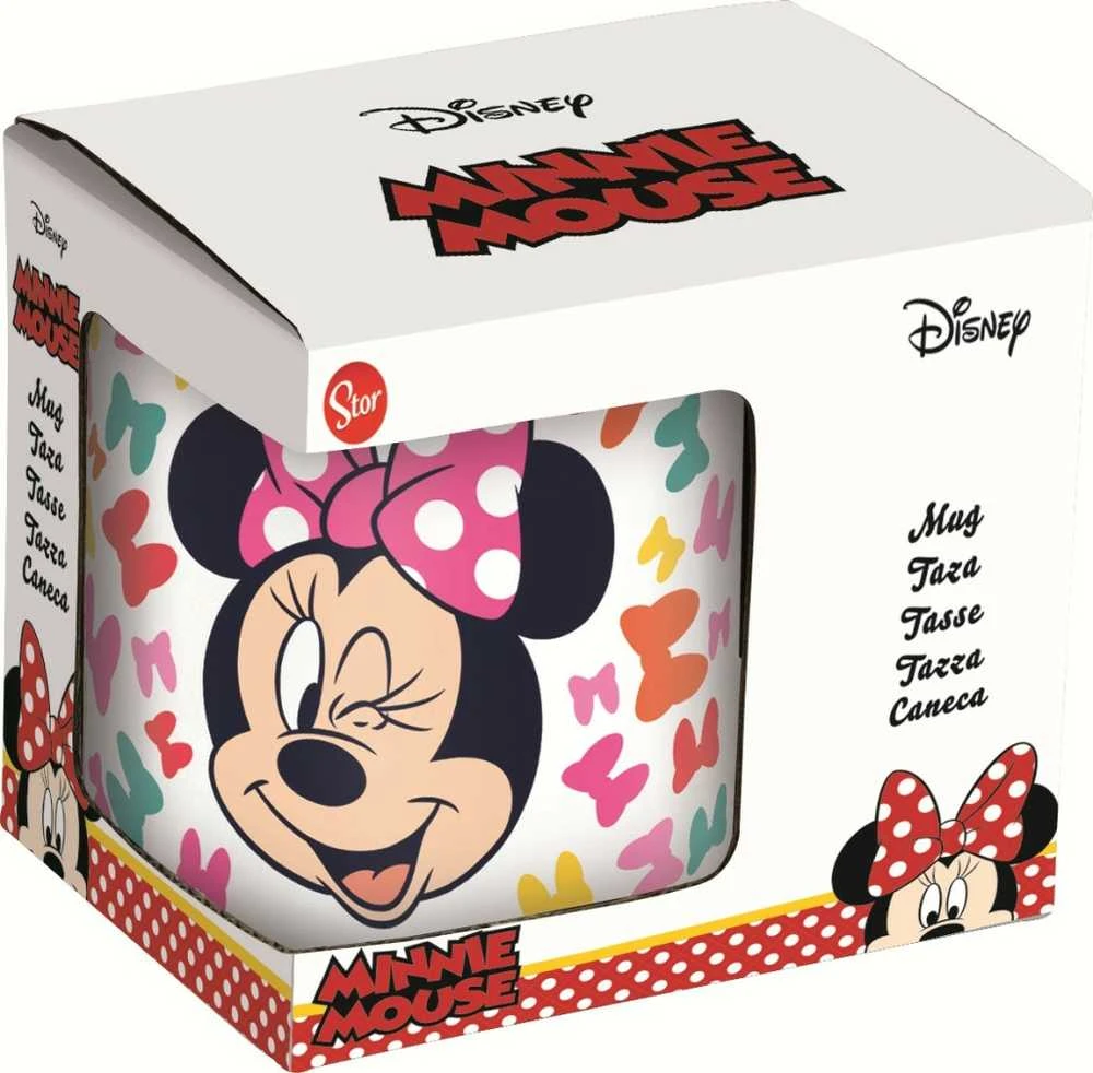 „Disney Minnie Bows“ porcelianinis puodelis, 235 ml (8 uncijos), dovanų dėžutėje