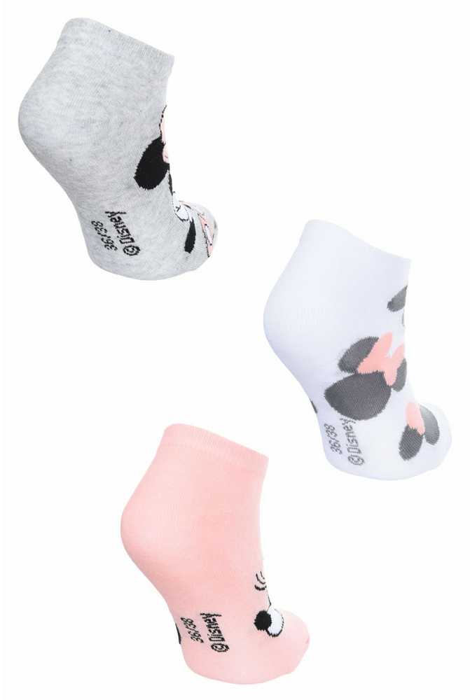 Disney Minnie Bowtiful moteriškos kojinės be matomų kraštų 36/38