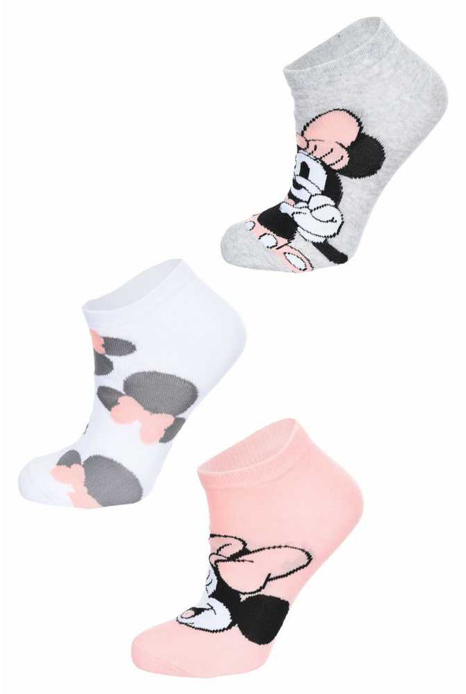 Disney Minnie Bowtiful moteriškos kojinės be matomų kraštų 36/38