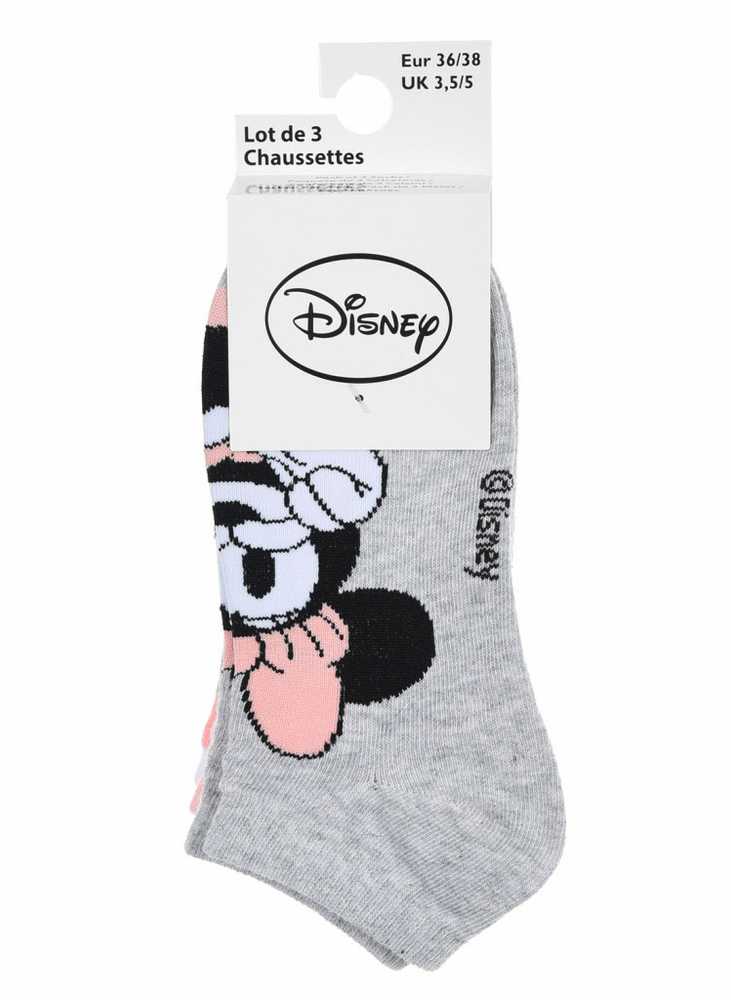 Disney Minnie Bowtiful moteriškos kojinės be matomų kraštų 36/38