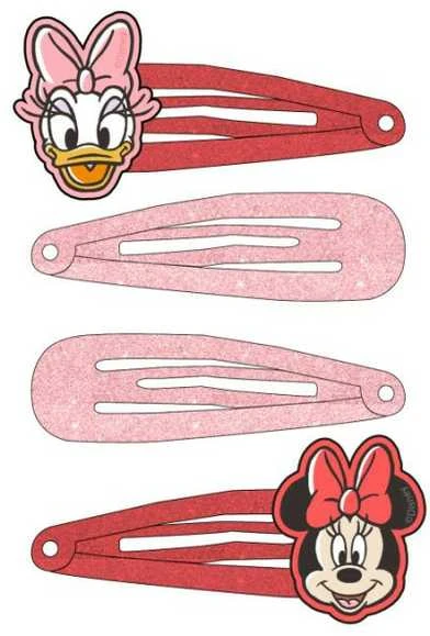 Disney Minnie Daisy plaukų segtukų rinkinys, 4 vnt.