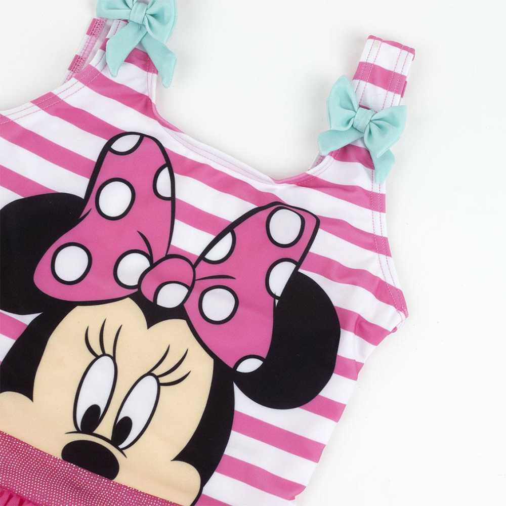 „Disney Minnie“ dryžuotas vaikiškas maudymosi kostiumėlis, 5 metai