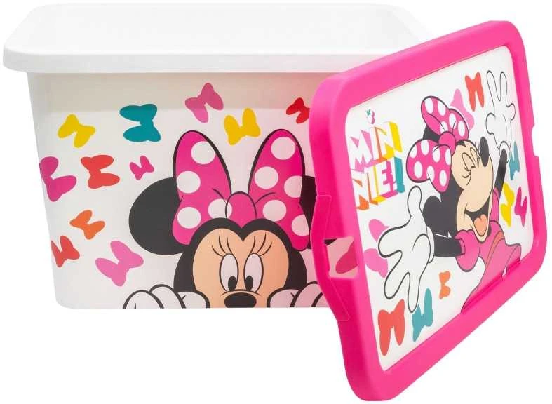 Disney Minnie Edgy Bows plastikinė daiktadėžė 7 l