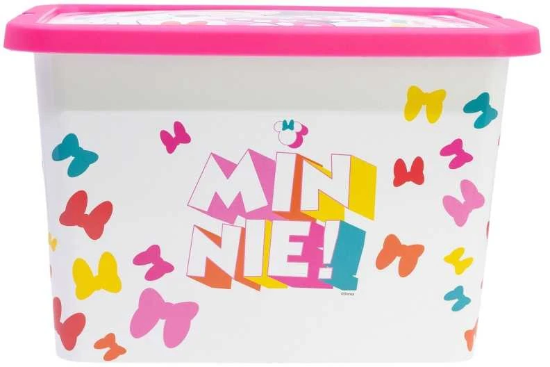 Disney Minnie Edgy Bows plastikinė daiktadėžė 7 l