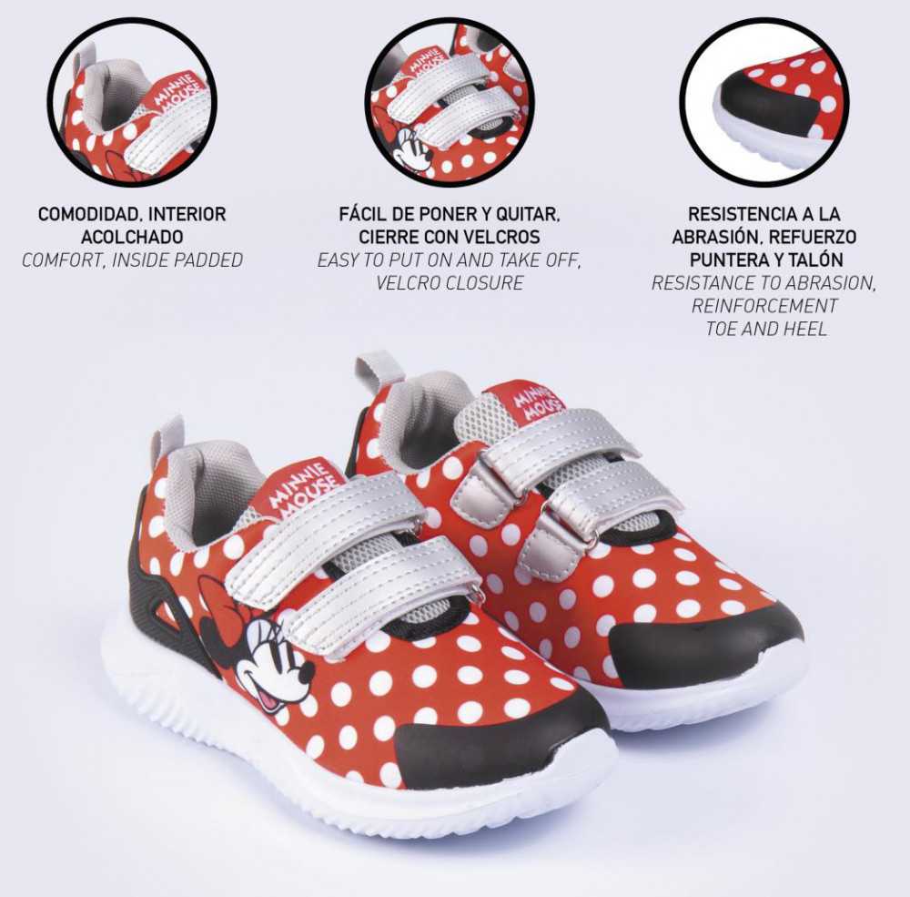 32 pritūpimai Minnie Mouse Raudona