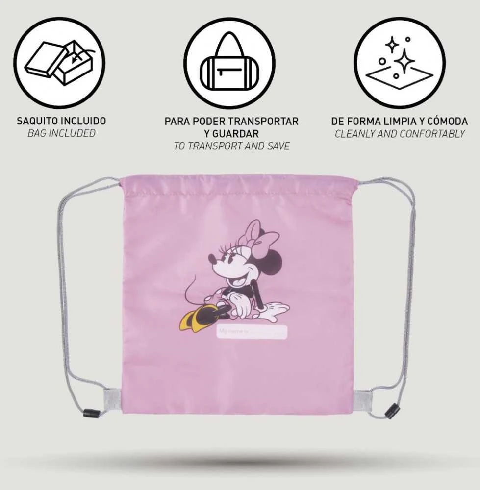 Disney Minnie gatvės bateliai su sportiniu krepšiu 29