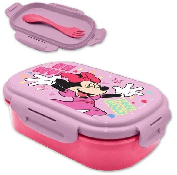 Stor Euroswan pietų dėžutė su indais Minnie Mouse