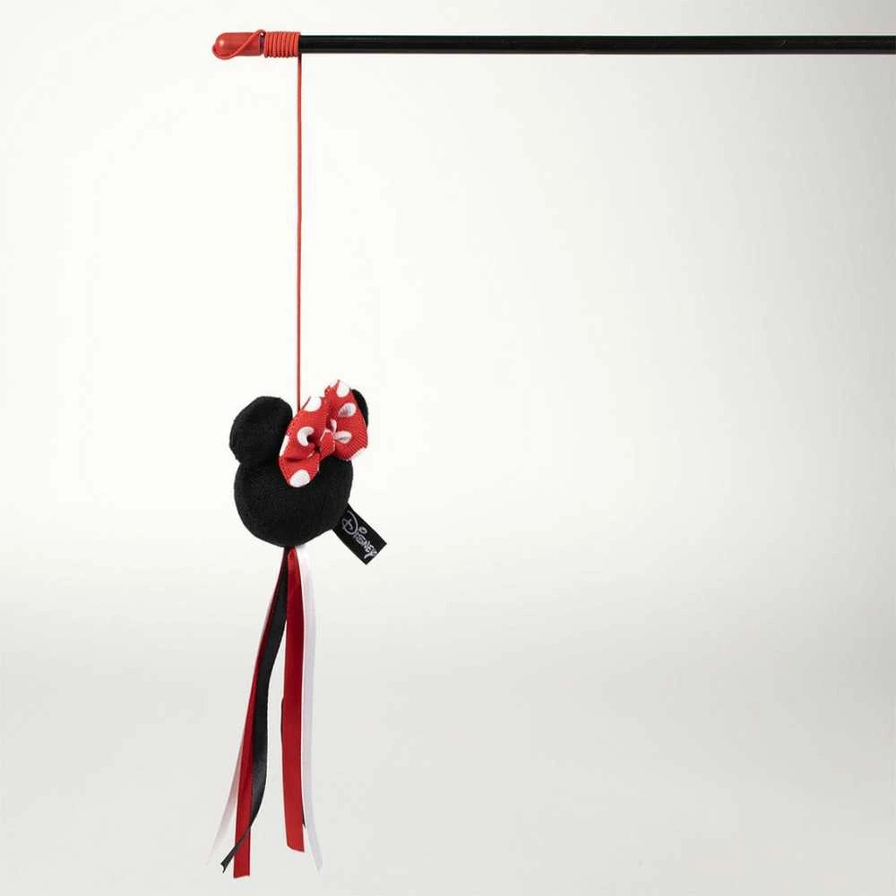 žaislas katėms Minnie Mouse Juoda 100 % poliesteris