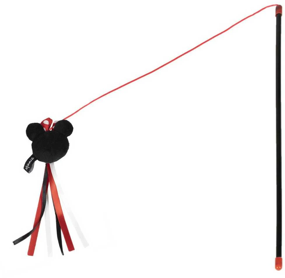 žaislas katėms Minnie Mouse Juoda 100 % poliesteris