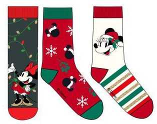 Disney Minnie kalėdinės moteriškos kojinės 36/38