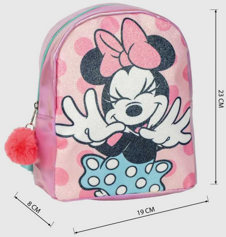 „Disney Minnie Laugh“ holografinė kuprinė, krepšys 23 cm