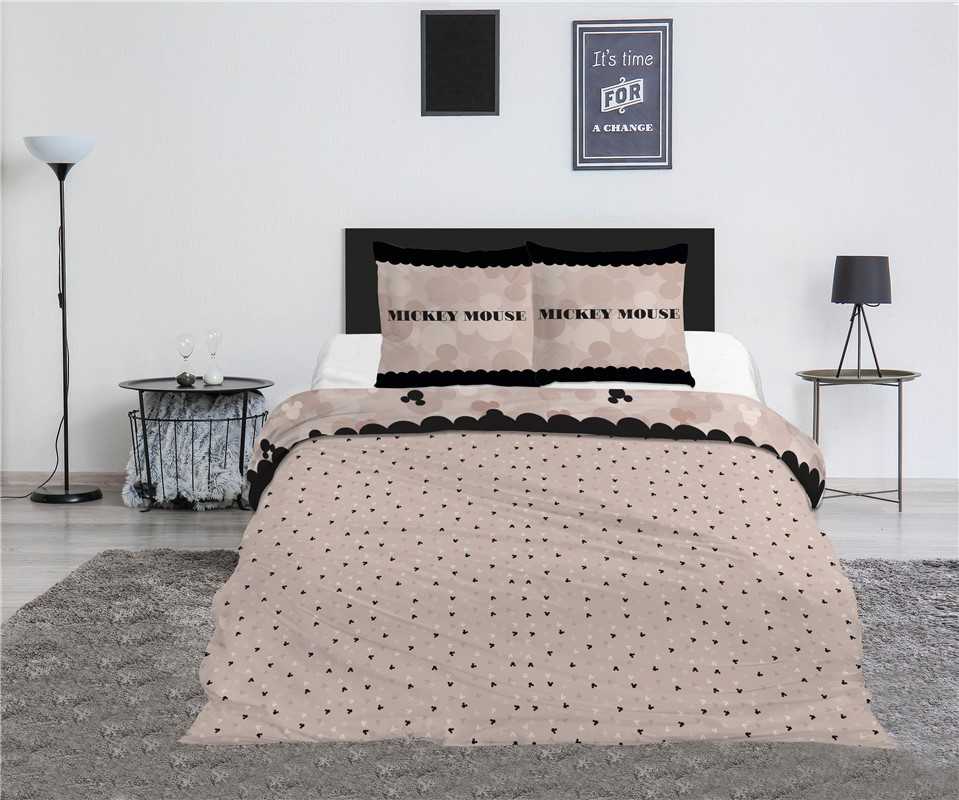 „Disney Minnie Love Nights“ dvigulė antklodės užvalkalas, 240–220 cm, 65 x 65 cm