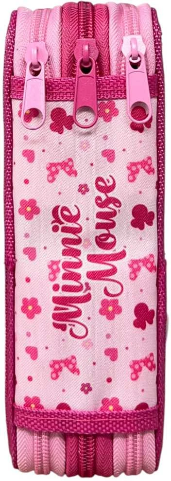 „Disney Minnie Lovely Charm“ trijų pakopų pieštukų dėklas su užpildu