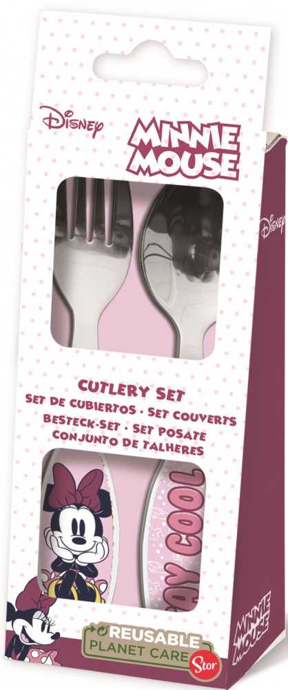 „Disney Minnie“ metalinių stalo įrankių rinkinys – 2 dalys
