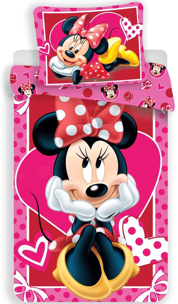 Patalynė licencyjna bawełniana Minnie Mouse POY-45