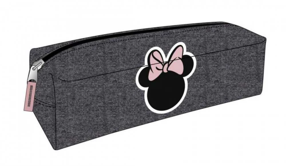 Mokyklinis dėklas Minnie Mouse Pilka (22 x 7 x 4 cm)