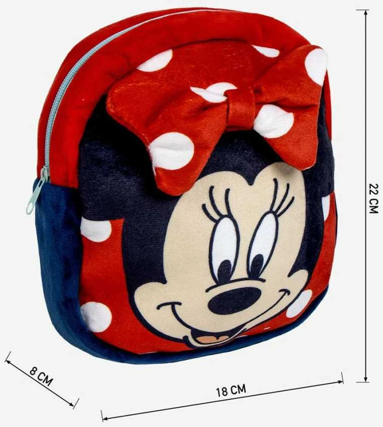 „Disney Minnie“ pliušinė kuprinė, krepšys 22 cm