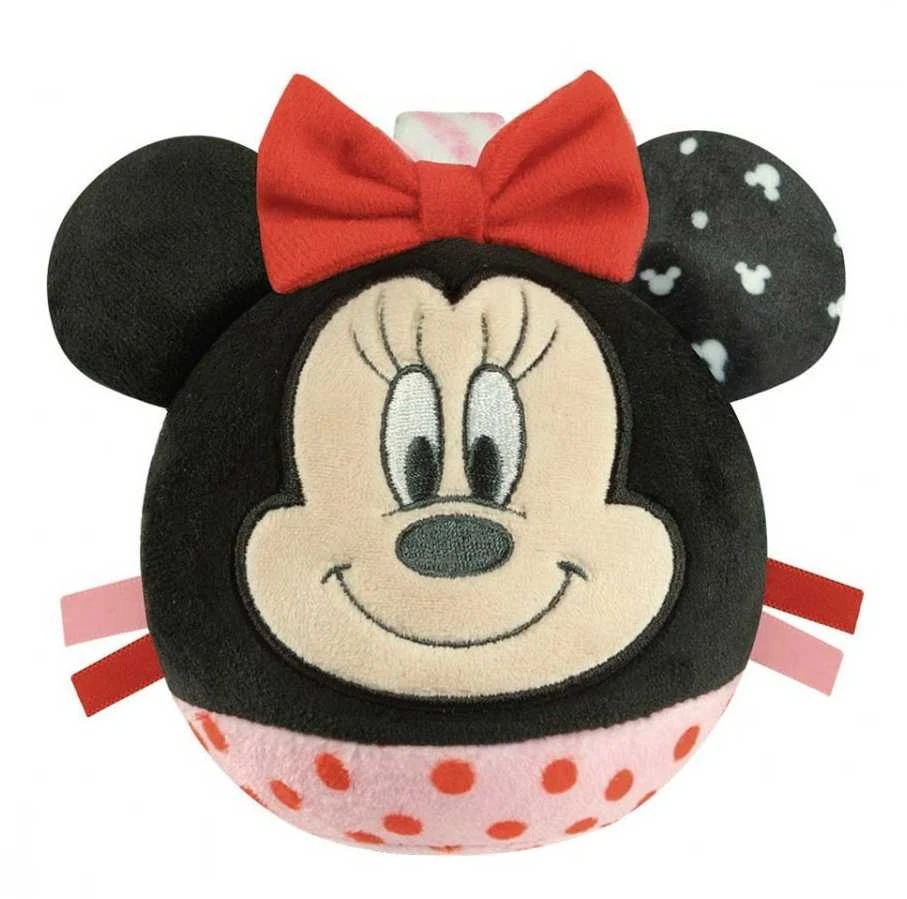 Disney Minnie pliušinis kamuoliukas, kūdikio barškutis Clementoni