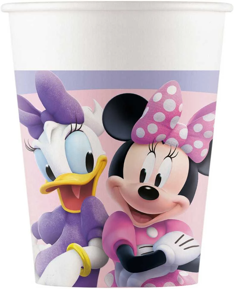 Globos Europe Bv KUBECZKI PAPIEROWE minnie junior 200 ml 8 vnt