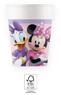 Disney Minnie popieriniai puodeliai 8 vnt. po 200 ml FSC