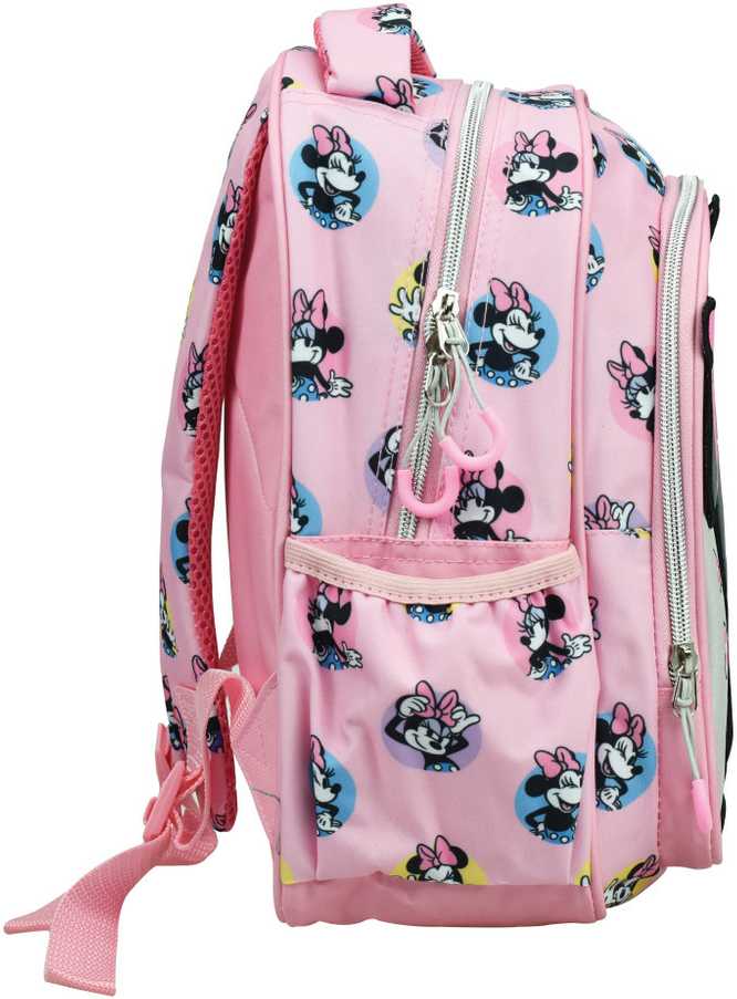 Pink Disney Minnie Pretty in Rožinė kuprinė, krepšys 31 cm