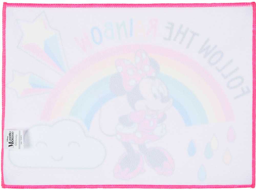 Disney Minnie Rainbow rankšluostis, veido rankšluostis, 40x30 cm