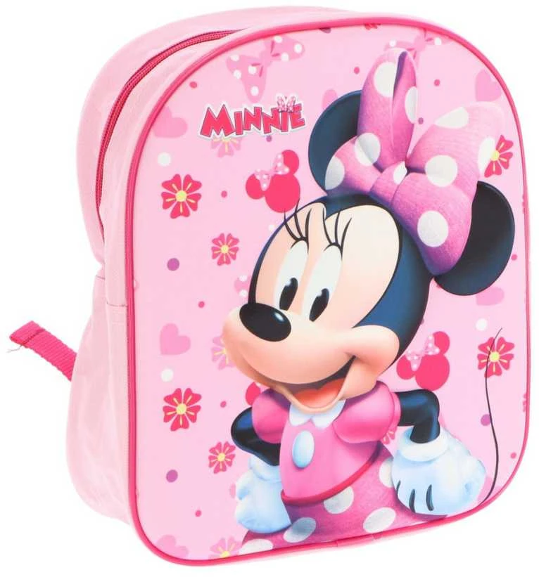 Pink Disney Minnie Rožinė Paradise 3D kuprinė, krepšys 30 cm