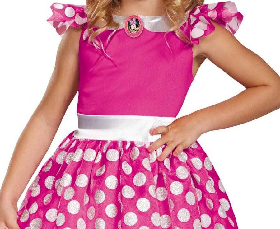 GoDan Disney karnavalinis kostiumas mergaitėms Minnie Mouse puošni suknelė 110-122 cm (5-6 metai)